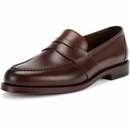 Men's Leather Penny Loafer Dress Shoes
