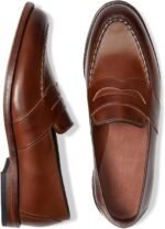 Men's Leather Penny Loafer Dress Shoes - Image 3
